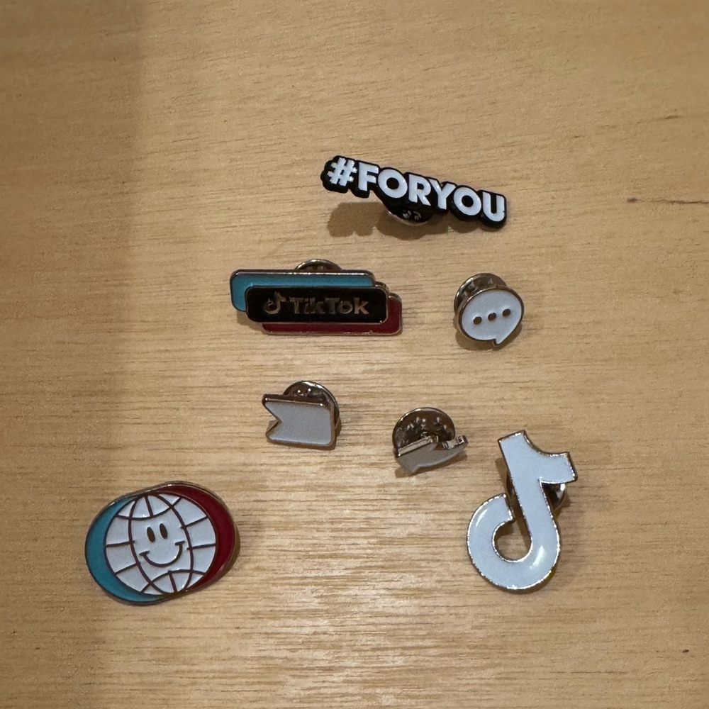 TikTok Enamel Pin Set